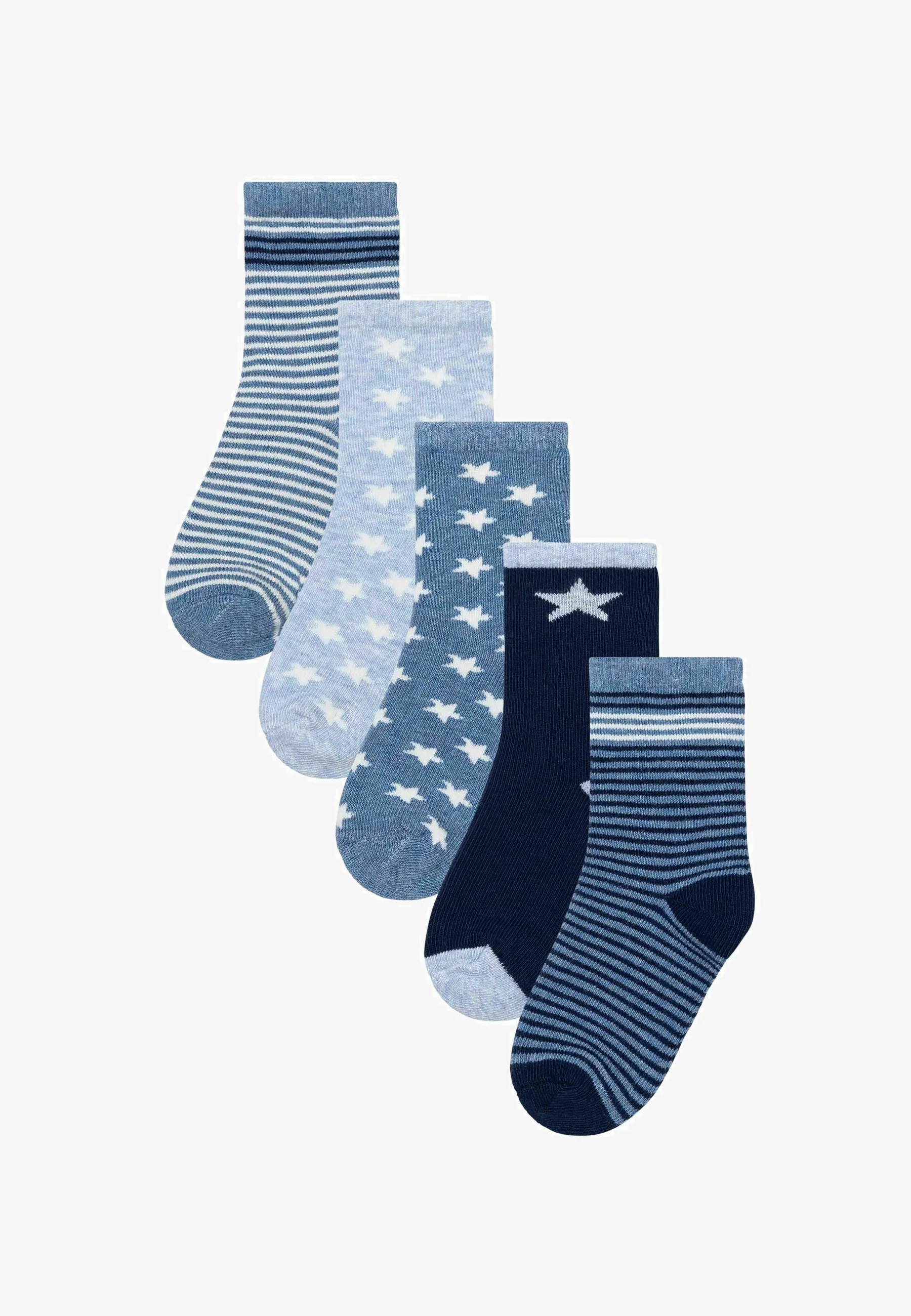 MINOTI BRIGHT JACQUARD PAQUETE DE CINCO - Calcetines