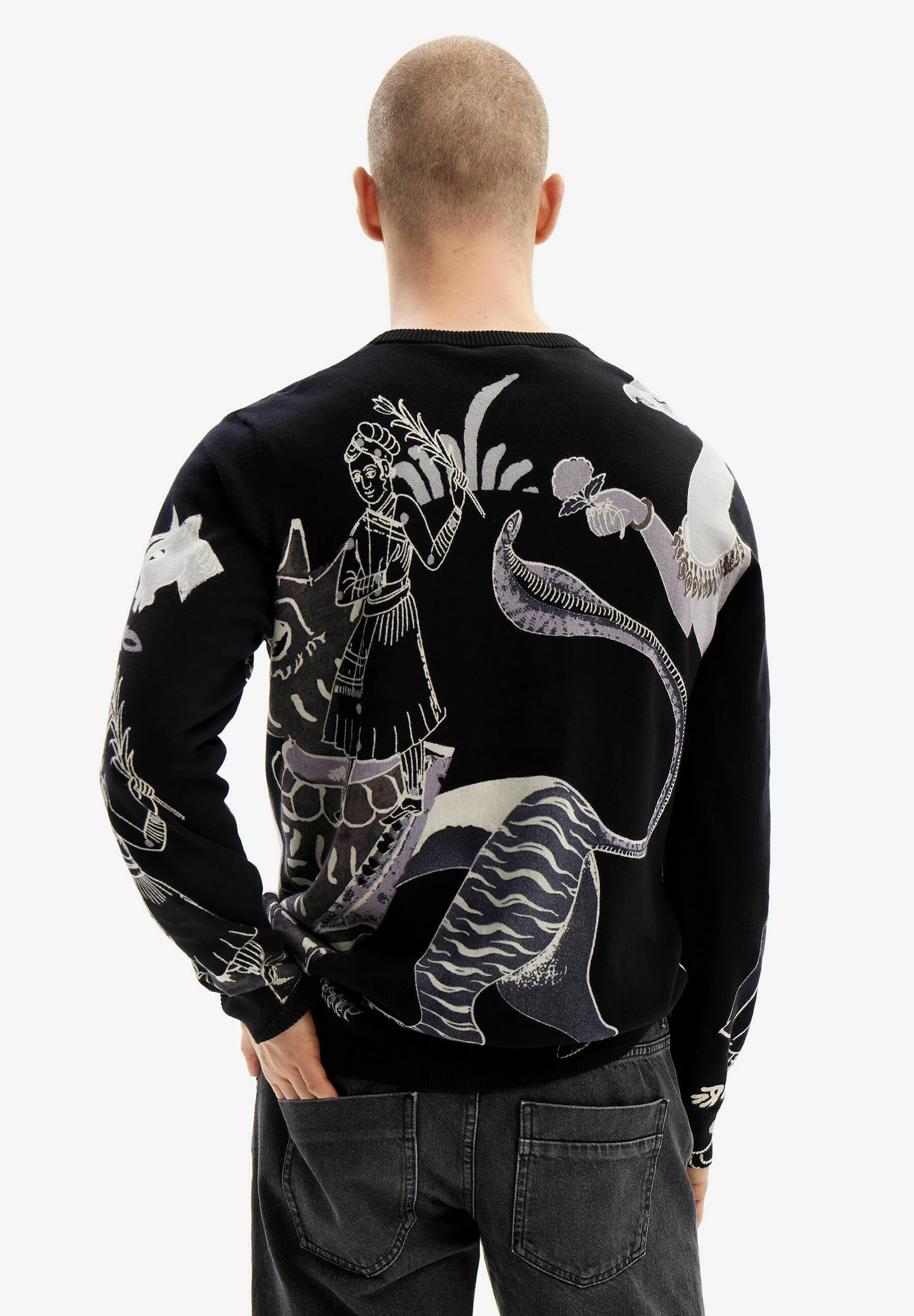 Desigual FINE INDIA PRINT - Suéter