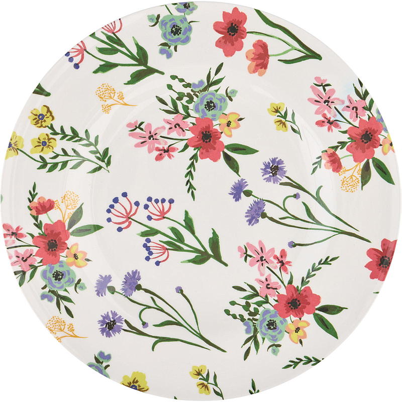 Cuisine Tallerken ø 26,5 cm melamin blomstereng