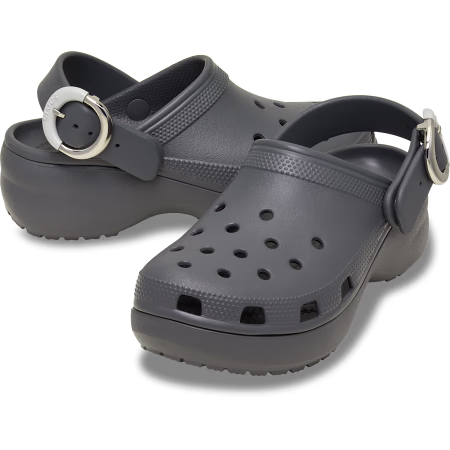 Classic Platform Dipped Buckle Clog