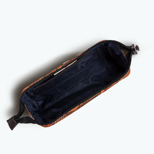 Elm Street orange school pencil case