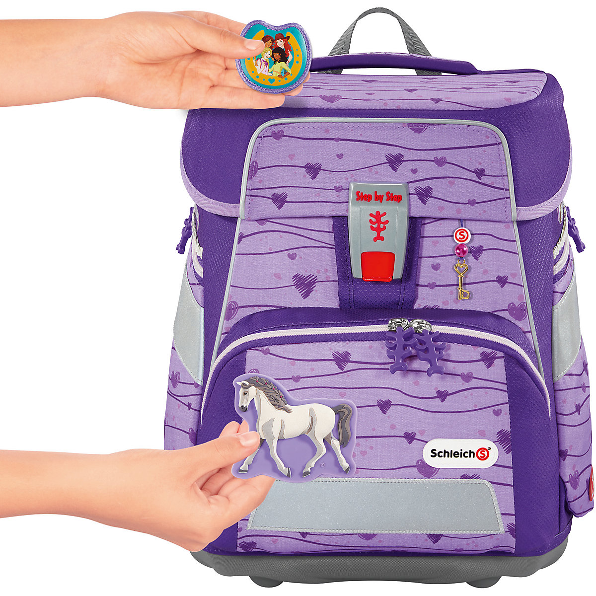 Schulranzenset SPACE Schleich Horse Club® Holsteiner Stute ltd. Edition, 5-tlg. (2023)