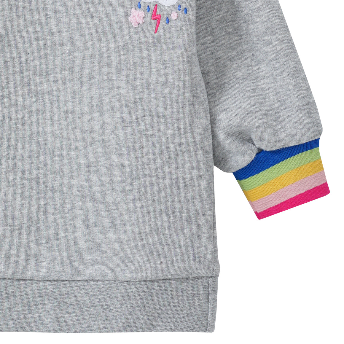 Mädchen Sweatshirt mit Stickerei