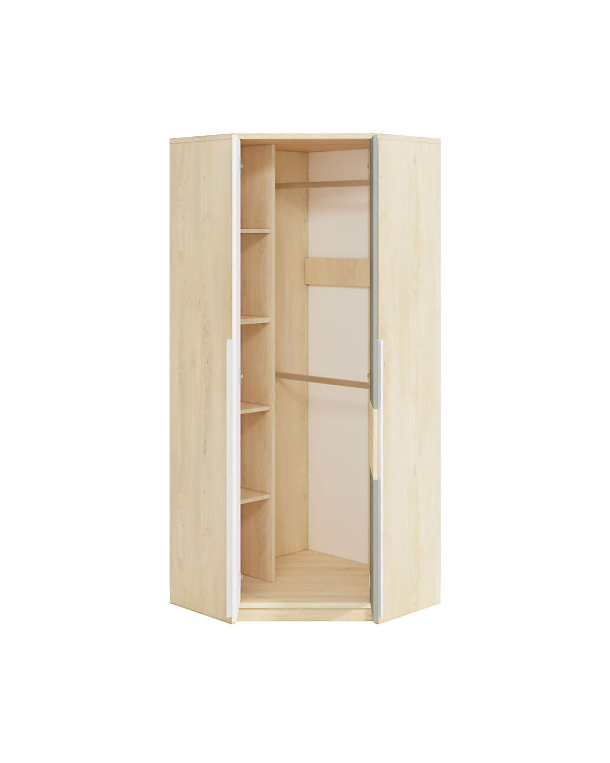 Eckschrank Drop Kleiderschrank 82x82cm 2-türig