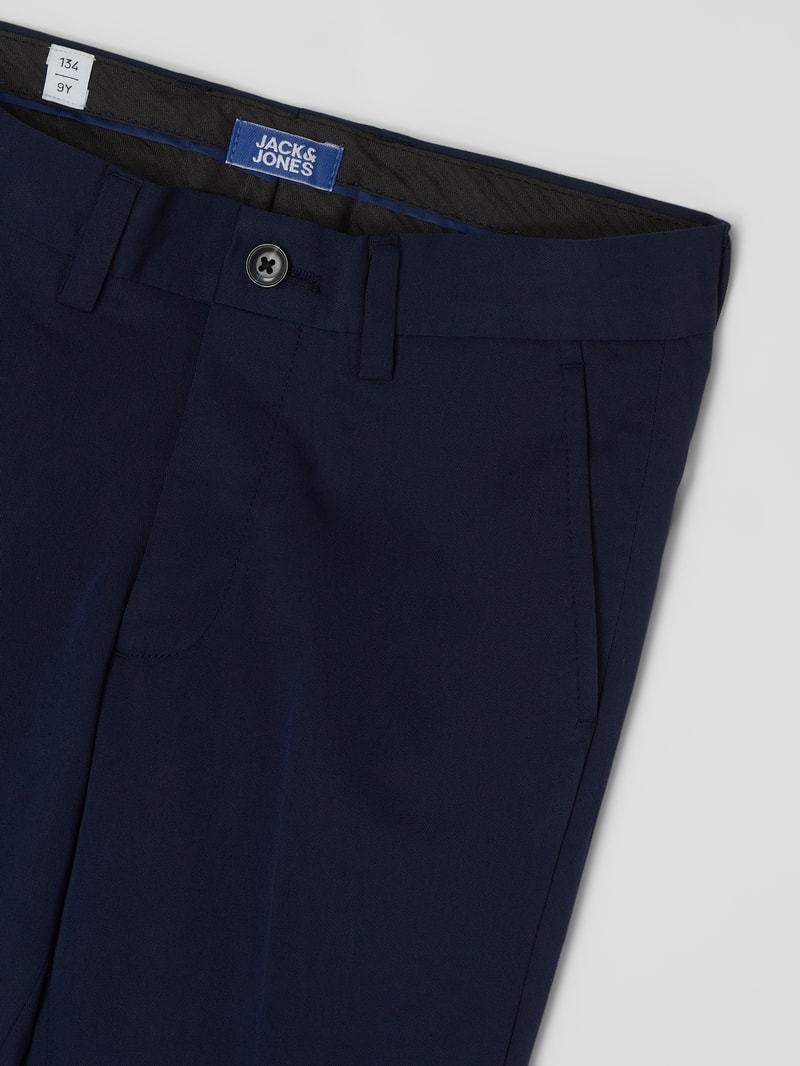 Hose mit französischen Eingrifftaschen in blau