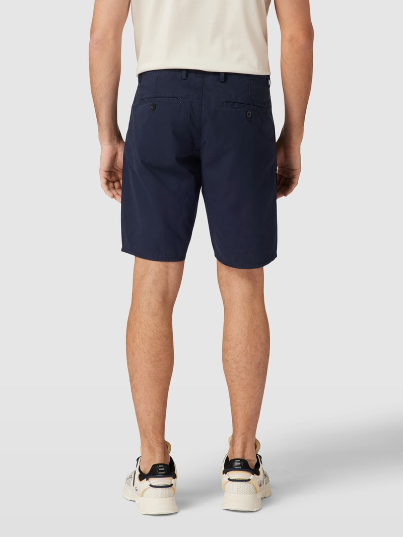 Relaxed Fit Chino-Shorts mit Eingrifftaschen Modell 'SUMMER' in marineblau