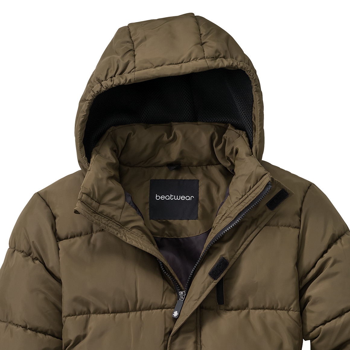 Jungen Steppjacke mit abnehmbarer Kapuze