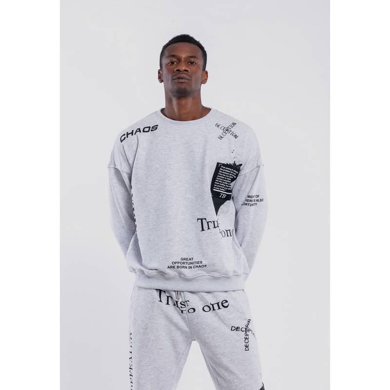 Tom Barron mit Schriftzügen Jumpsuit Herren