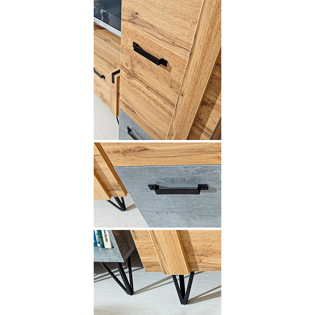 Schreibtisch Bürotisch Milenium 120x55cm mit 1 Tür