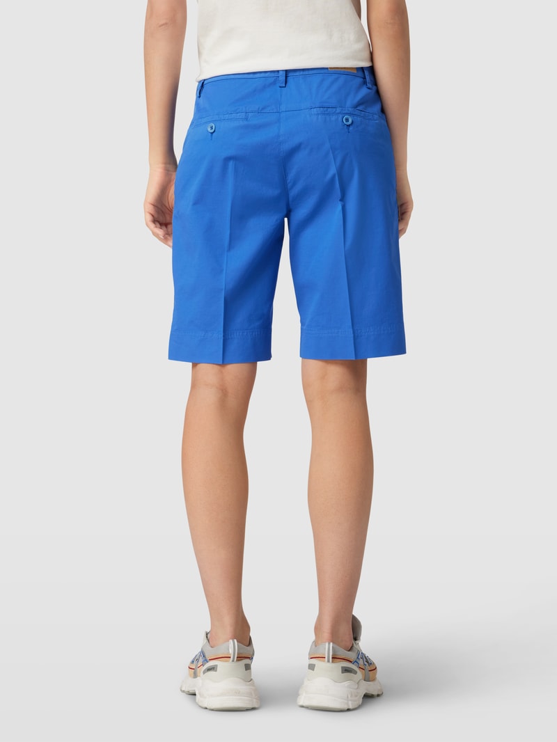 Chino-Shorts mit Bügelfalten Modell 'Marilyn' in blau