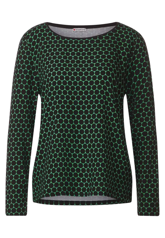 Street One Shirt im Materialmix