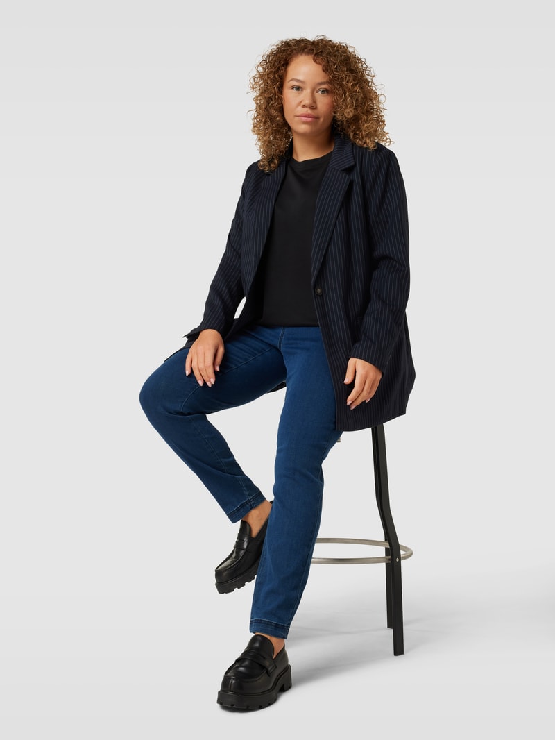 PLUS SIZE Jeggings mit elastischem Bund Modell 'Mally' in jeans