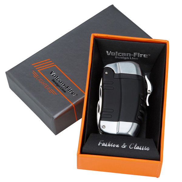 DL27 COOLJET CHROM BLACK - Feuerzeug
