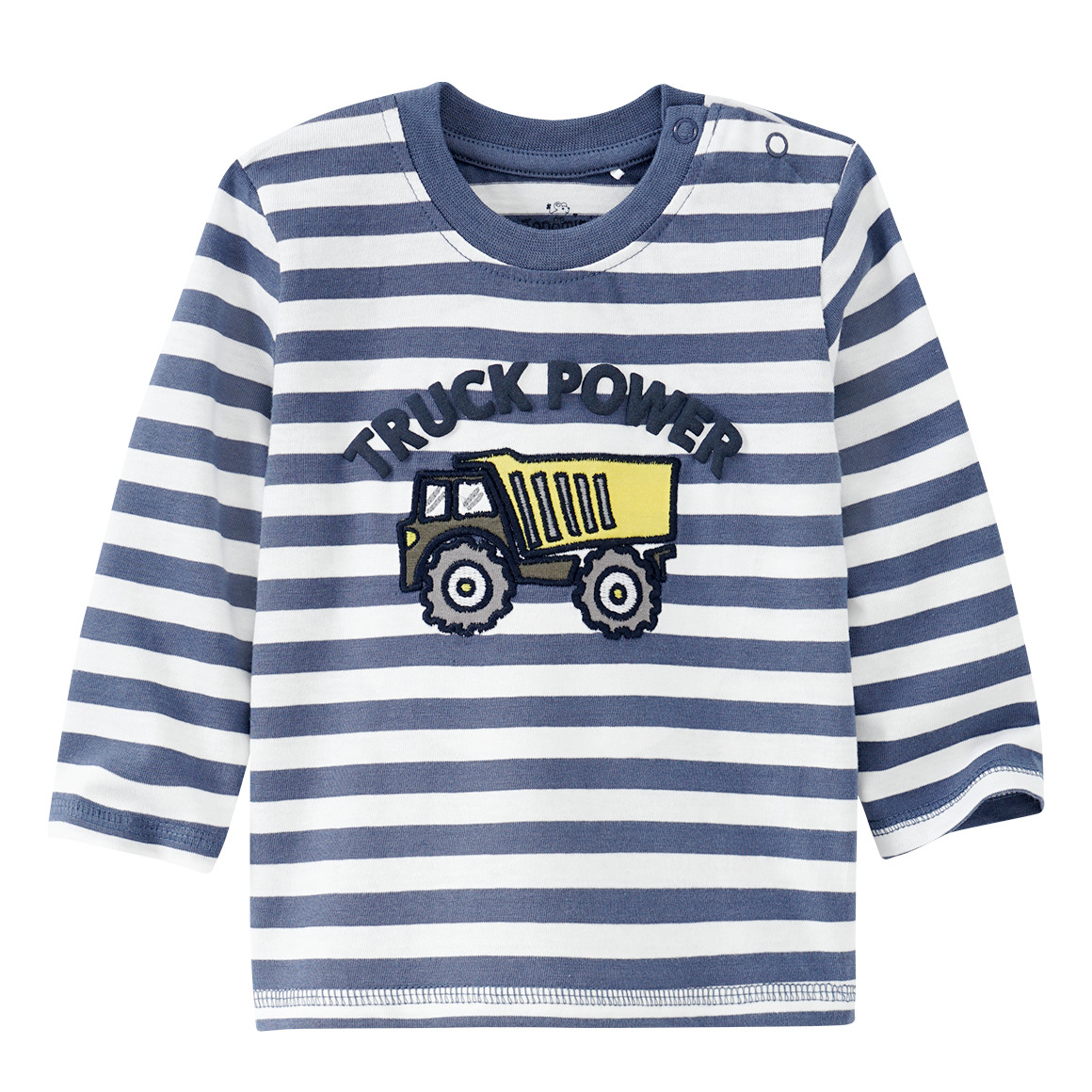 Baby Langarmshirt mit LKW-Applikation