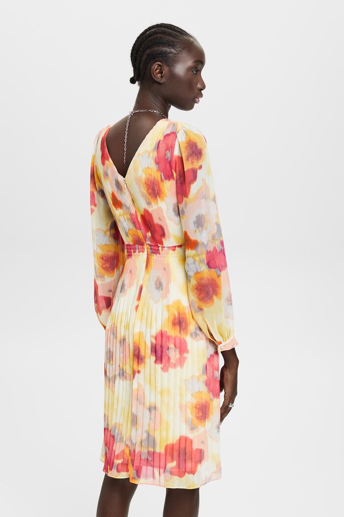 Minikleid mit floralem Allover-Print
