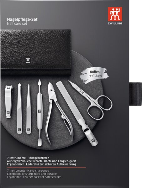 ZWILLING Beauty Classic Nagelpflege-Set - black Maniküre-Set