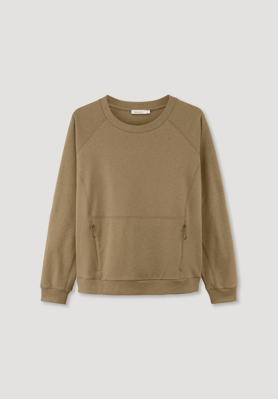 Sweatshirt aus Bio-Baumwolle mit Hanf und Schurwolle