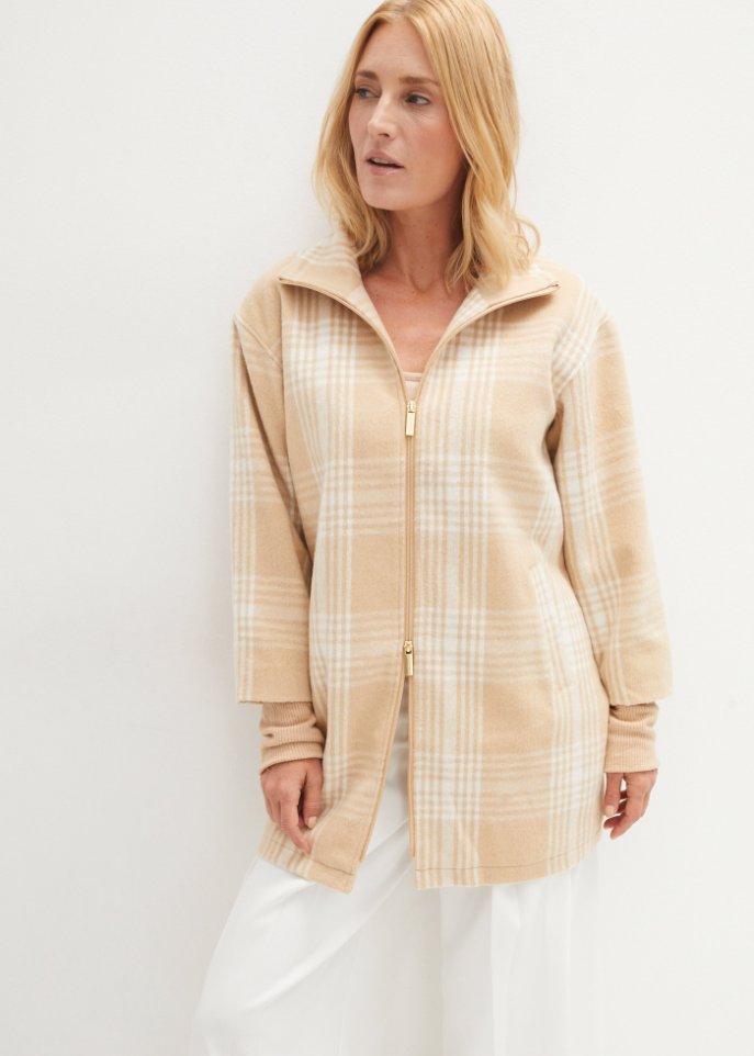 Long-Jacke kariert