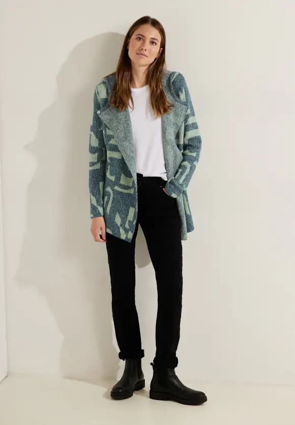 CECIL Jacquard Cardigan