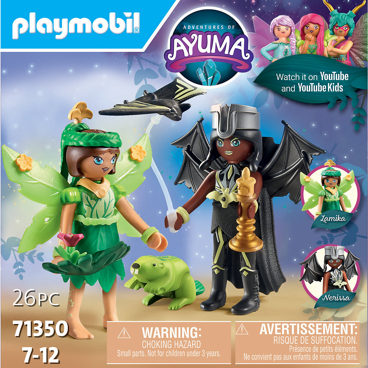 PLAYMOBIL® 71350 Forest Fairy & Bat Fairy mit Seelentieren