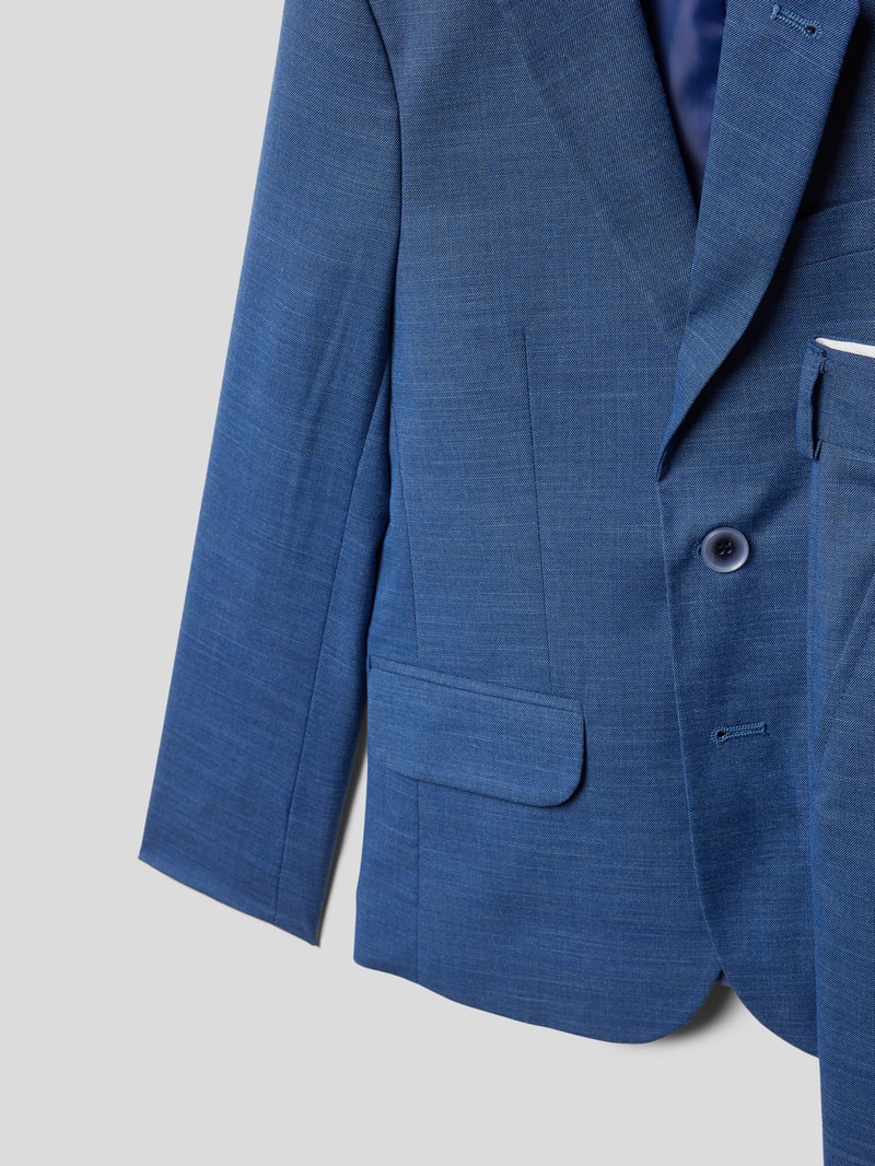 Anzug mit Strukturmuster in bleu