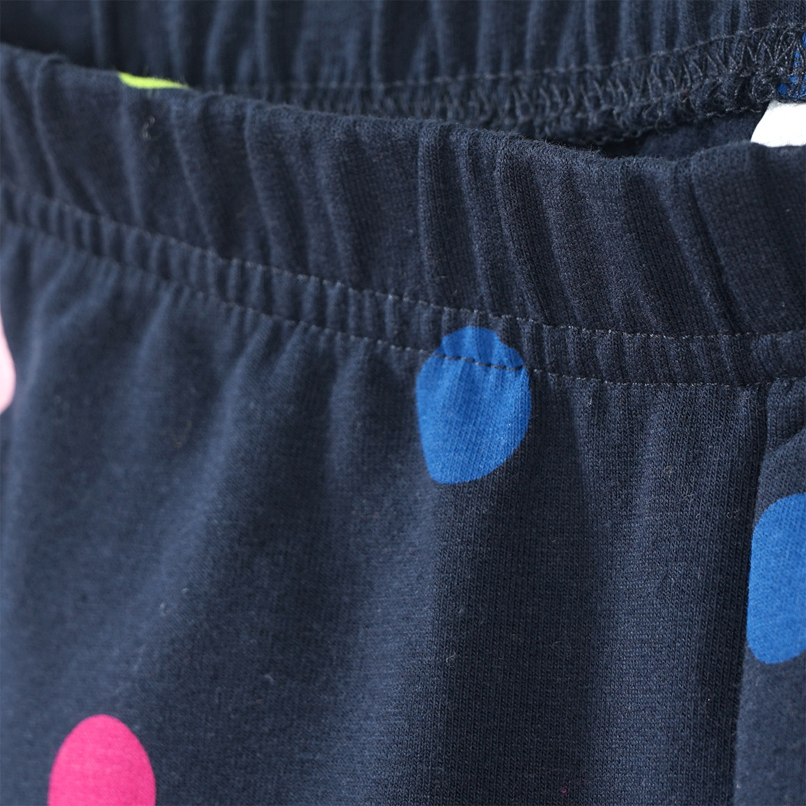 Mädchen Sweatleggings mit bunten Punkten