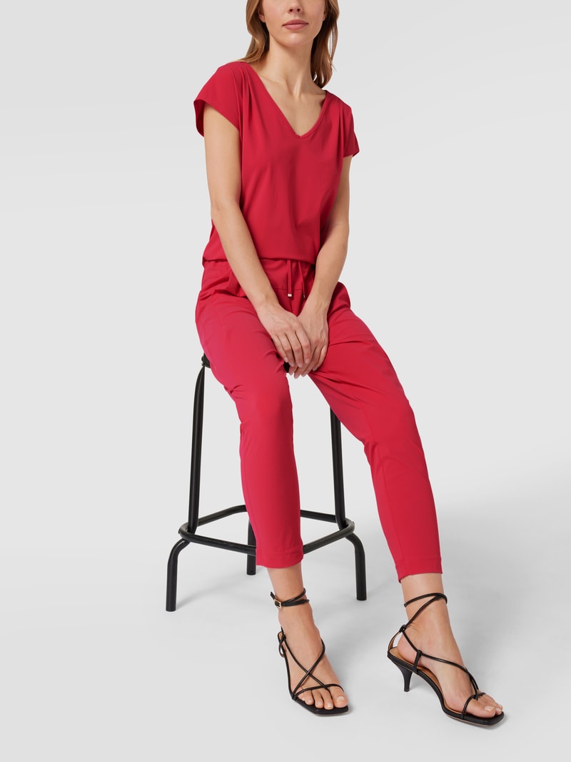Jumpsuit mit seitlichen Eingrifftaschen Modell GIRA JUMPY in pink