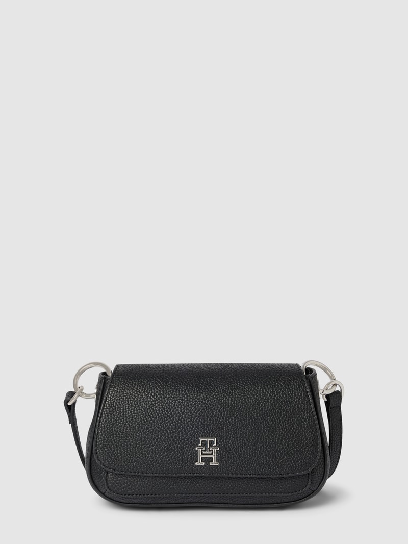 Saddle Bag mit Label-Detail in schwarz