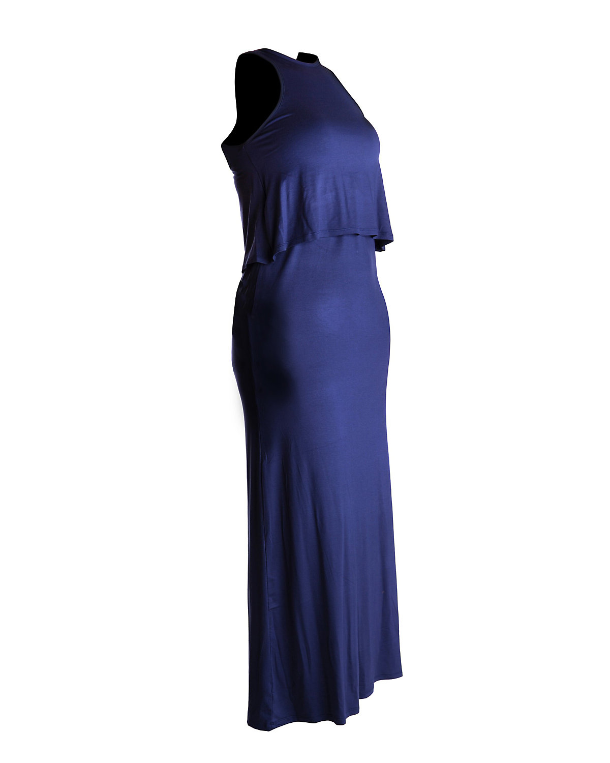 Stillkleid Double layer maternity & nursing maxi dress Stillkleider