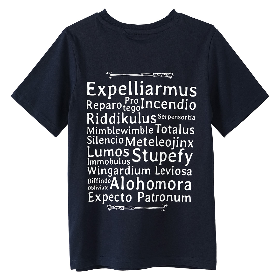 Harry Potter T-Shirt mit Zauberspruch-Prints