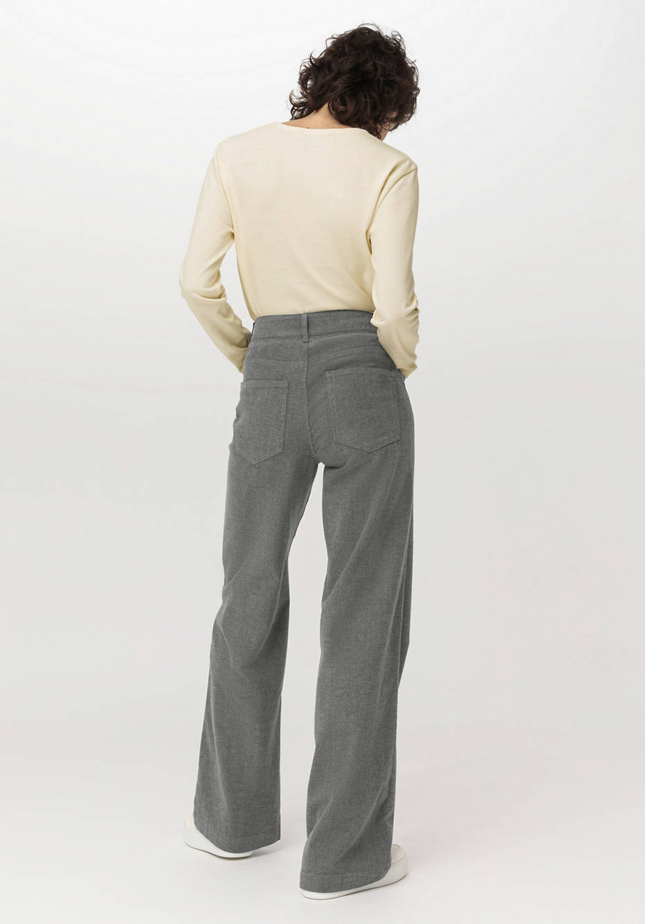 Hose Wide Leg aus Bio-Baumwolle
