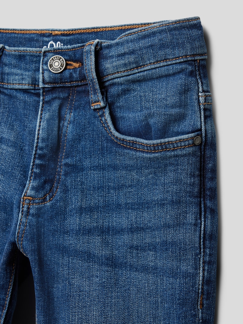 Comfort Fit Jeans im 5-Pocket-Design in blau