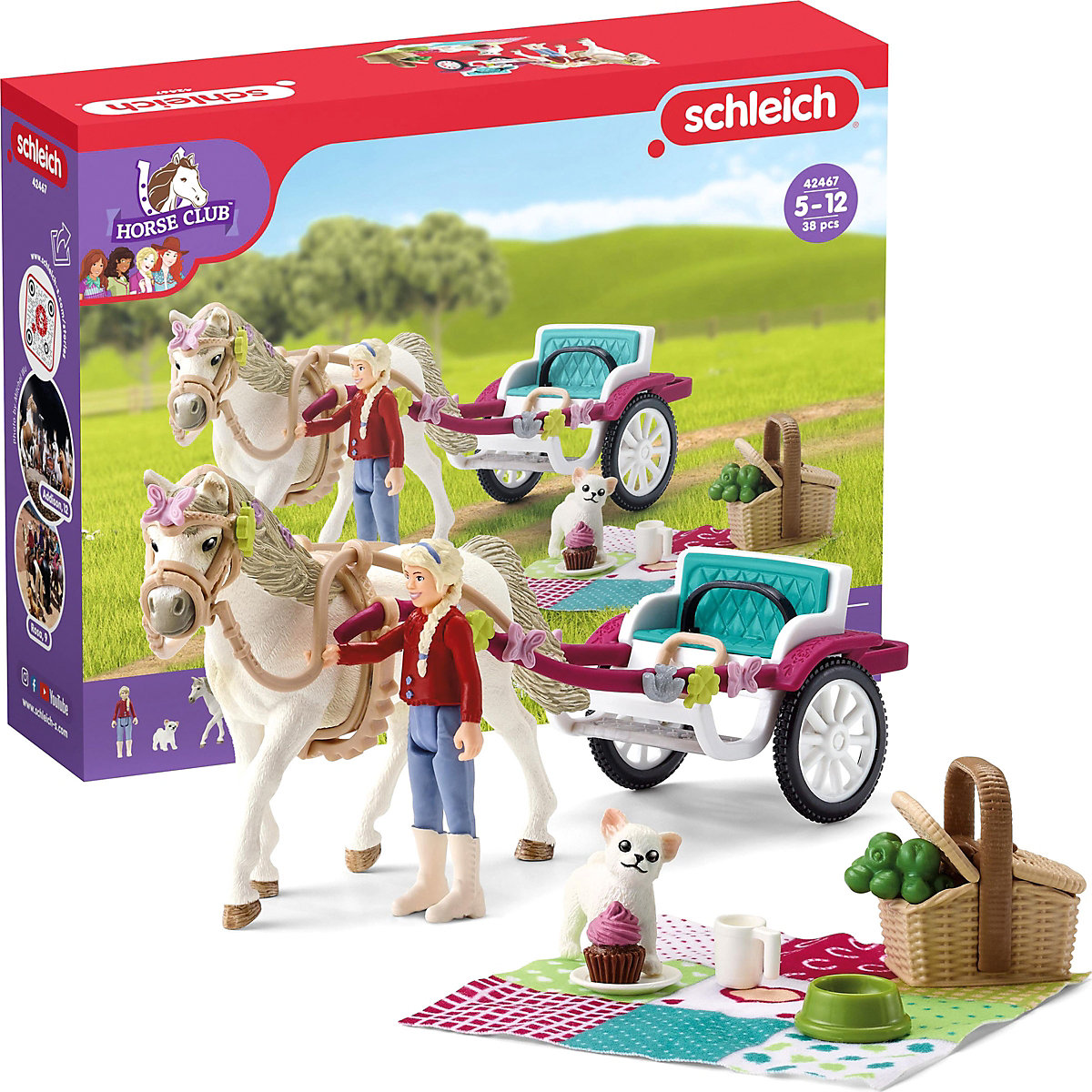 Schleich Horse Club 42467 Kutsche für Pferdeshow