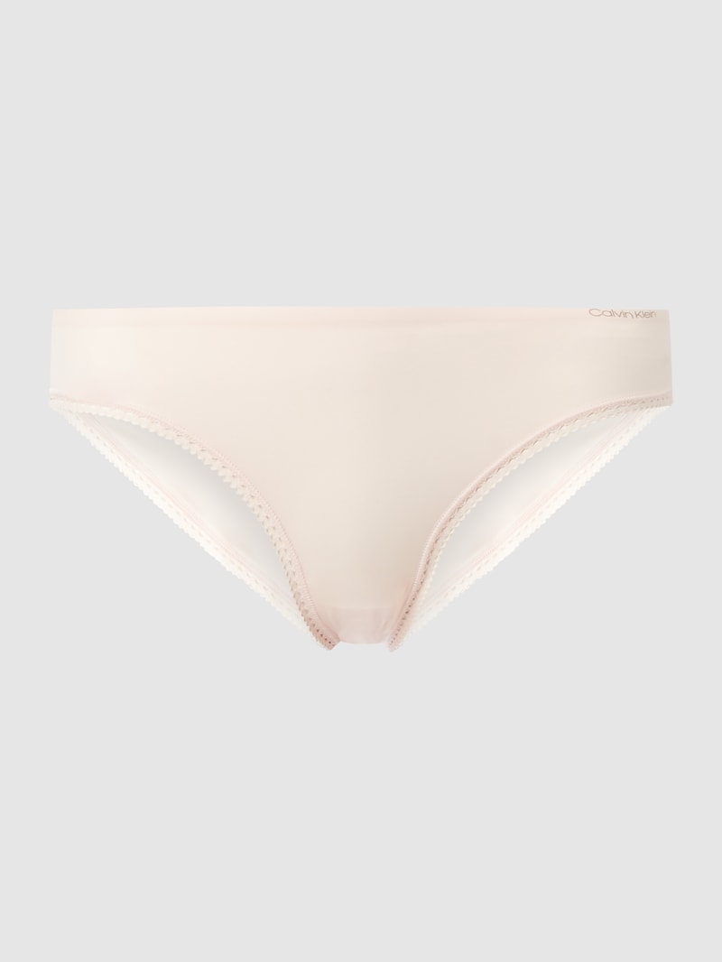Bustier mit Logo-Bund in hellrosa