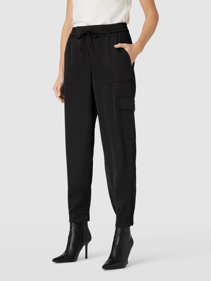 Hose aus Viskose-Mix Modell 'Mija' in black