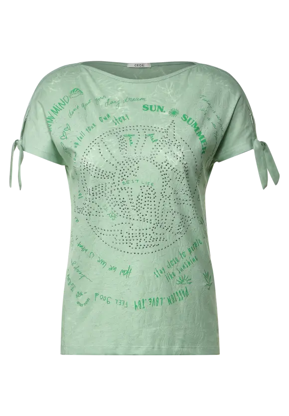 CECIL T-Shirt mit Knotendetail
