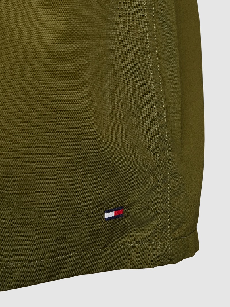 Boxershorts mit Label-Stitching im 3er-Pack in olivgrün