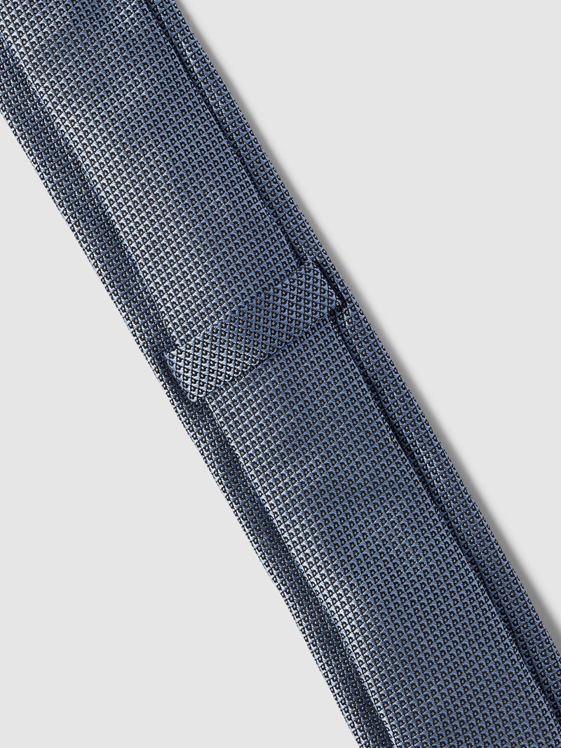 Seidenkrawatte mit Allover-Muster Modell 'Tie' (6 cm) in hellblau