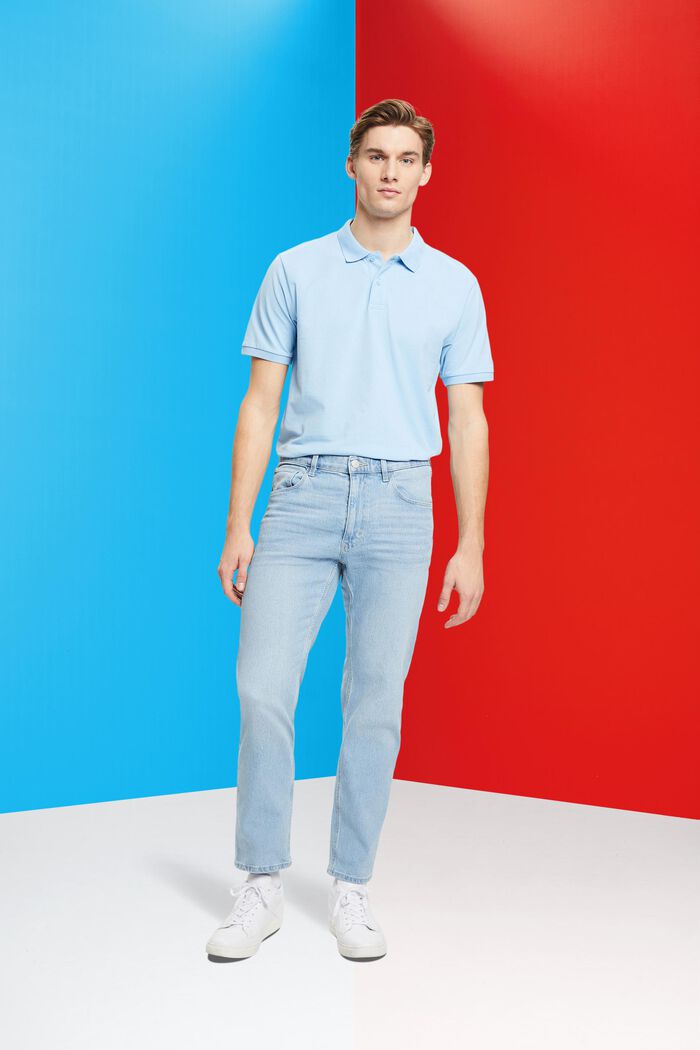 Slim-Fit-Poloshirt aus Baumwoll-Piqué