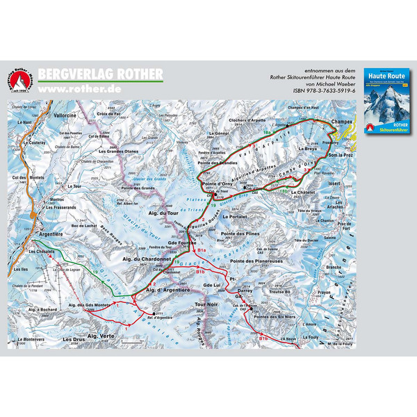 BVR SKITOURENFÜHRER HAUTE ROUTE