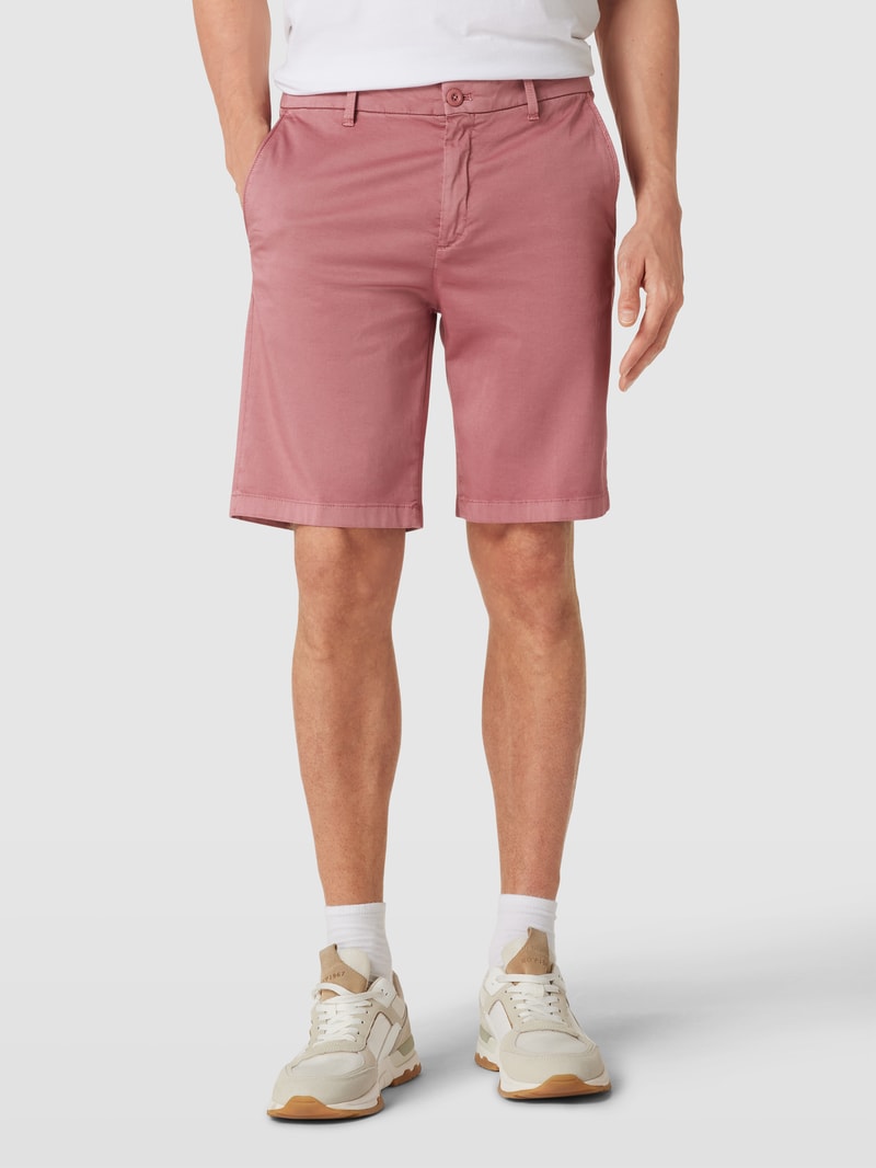 Bermudas mit seitlichen Eingrifftaschen in pink