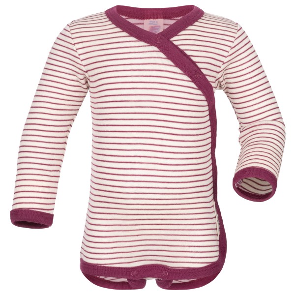 Engel - Kid's Baby-Wickelbody Langarm - Merinounterwäsche