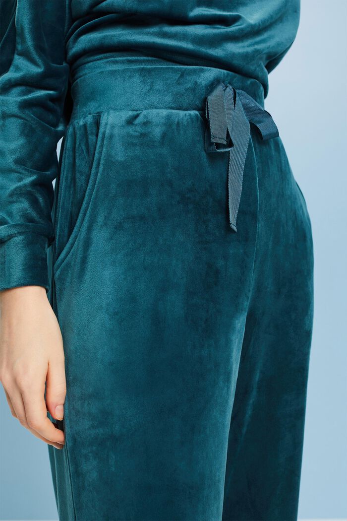 Loungewear-Hose aus Samt