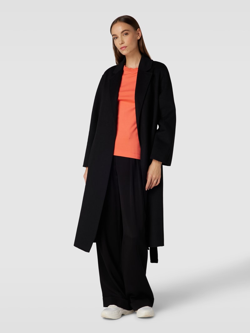 Longsleeve mit Stehkragen in lachs