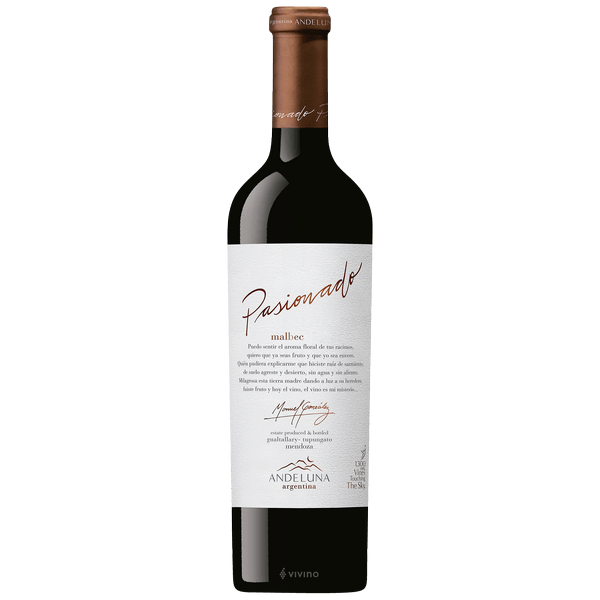AndelunaPasionado Malbec 2018