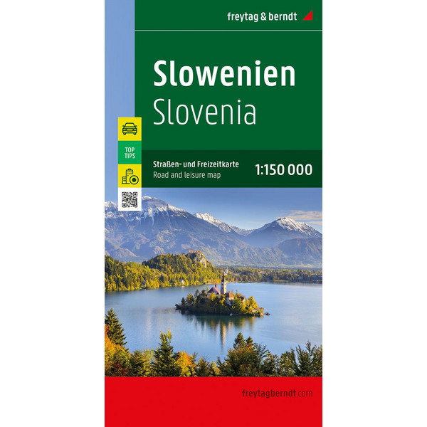 SLOWENIEN, STRAßEN- UND FREIZEITKARTE 1:150.000 - Straßenkarte