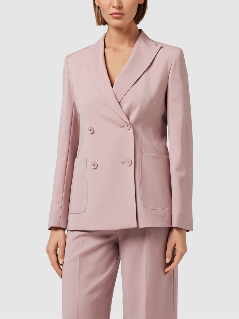 Blazer mit Reverskragen Modell 'NERVOSO' in rosa