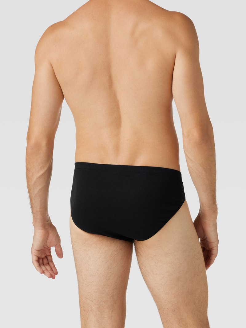 Slip mit Stretch-Anteil Modell 'CASUAL COTTON Jazz-Pants' in schwarz