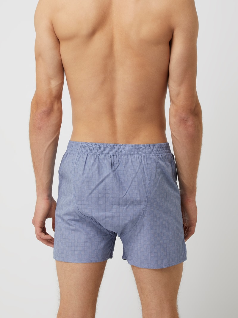 Boxershorts aus Baumwolle in hellblau
