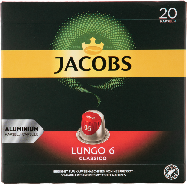 Jacobs Kaffeekapseln Lungo 6 Classico
